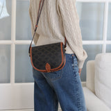 Celine Tan Canvas Medium Folco Triomphe