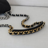 Chanel 22S Black Lambskin Small 19 with Mixed-Metal Hardware