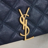 Saint Laurent Navy Becky Flap
