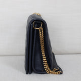 Saint Laurent Navy Becky Flap