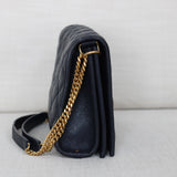 Saint Laurent Navy Becky Flap