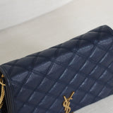 Saint Laurent Navy Becky Flap