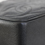 Vintage Chanel Black Caviar Mini Camera Bag with 24k Gold Hardware