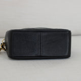 Vintage Chanel Black Caviar Mini Camera Bag with 24k Gold Hardware
