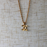Vintage Chanel 1982 Gold Mini CC Necklace