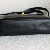 Vintage Chanel Black Caviar Zipped Shopping Tote with 24k Gold Hardware