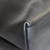 Vintage Chanel Black Caviar Zipped Shopping Tote with 24k Gold Hardware