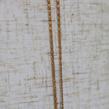 Vintage Chanel 1982 Gold Mini CC Necklace