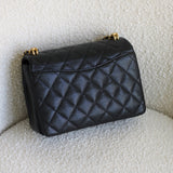 Chanel Black Caviar Small Coco First with Aged Gold Hardware