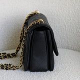 Chanel Black Caviar Small Coco First with Aged Gold Hardware