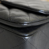 Chanel Black Caviar Small Coco First with Aged Gold Hardware