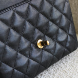 Chanel Black Caviar Small Coco First with Aged Gold Hardware