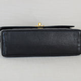 Vintage Chanel Black Caviar Medium Diana with 24k Gold Hardware