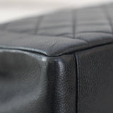 Vintage Chanel Black Caviar Medium Diana with 24k Gold Hardware