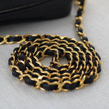 Vintage Chanel Black Caviar Mini Camera Bag with 24k Gold Hardware