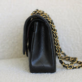 Chanel Black Caviar Medium Classic Flap with Gold Hardware