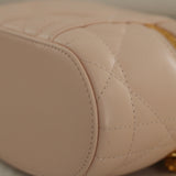 Dior Pink Lambskin Cannage Mini Caro Vanity