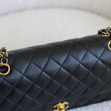 Chanel Black Caviar Medium Classic Flap with Gold Hardware
