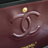 Chanel Black Caviar Medium Classic Flap with Gold Hardware