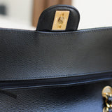 Chanel Black Caviar Medium Classic Flap with Gold Hardware