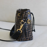 Fendi Brown Calfskin Mon Tresor Mini Bucket Bag