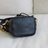 Fendi Brown Calfskin Mon Tresor Mini Bucket Bag