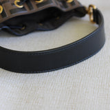 Fendi Brown Calfskin Mon Tresor Mini Bucket Bag