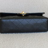 Vintage Chanel Black Caviar Small Classic Flap with 24k Gold Hardware