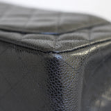 Vintage Chanel Black Caviar Small Classic Flap with 24k Gold Hardware
