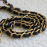 Vintage Chanel Black Caviar Small Classic Flap with 24k Gold Hardware