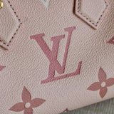 Louis Vuitton Rose Pink Monogram Empreinte Speedy Bandouliere 20