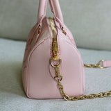 Louis Vuitton Rose Pink Monogram Empreinte Speedy Bandouliere 20