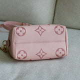 Louis Vuitton Rose Pink Monogram Empreinte Speedy Bandouliere 20