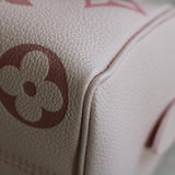 Louis Vuitton Rose Pink Monogram Empreinte Speedy Bandouliere 20