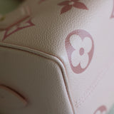 Louis Vuitton Rose Pink Monogram Empreinte Speedy Bandouliere 20