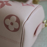 Louis Vuitton Rose Pink Monogram Empreinte Speedy Bandouliere 20