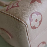 Louis Vuitton Rose Pink Monogram Empreinte Speedy Bandouliere 20
