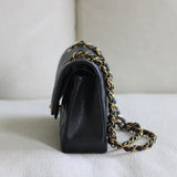 Chanel Black Caviar Small Classic Flap with Gold Hardware