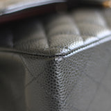 Chanel Black Caviar Small Classic Flap with Gold Hardware