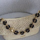 Loewe Natural Raffia Medium Ola Bag