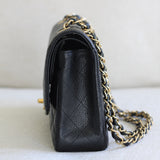 Vintage Chanel Black Caviar Medium Classic Flap with 24k Gold Hardware