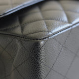 Vintage Chanel Black Caviar Medium Classic Flap with 24k Gold Hardware