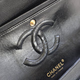 Vintage Chanel Black Caviar Medium Classic Flap with 24k Gold Hardware