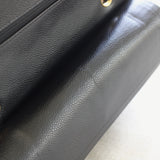 Vintage Chanel Black Caviar Medium Classic Flap with 24k Gold Hardware