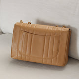 Vintage Chanel Dark Beige Beige Caviar Jumbo with 24k Gold Hardware