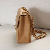 Vintage Chanel Dark Beige Beige Caviar Jumbo with 24k Gold Hardware