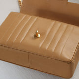 Vintage Chanel Dark Beige Beige Caviar Jumbo with 24k Gold Hardware