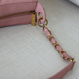 Vintage Chanel Sakura Pink Caviar Shoulder Bag with Gold Hardware