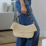 Loewe Natural Raffia Medium Ola Bag