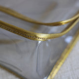 Chanel PVC Clear Flap Bag with Aged Gold Hardware